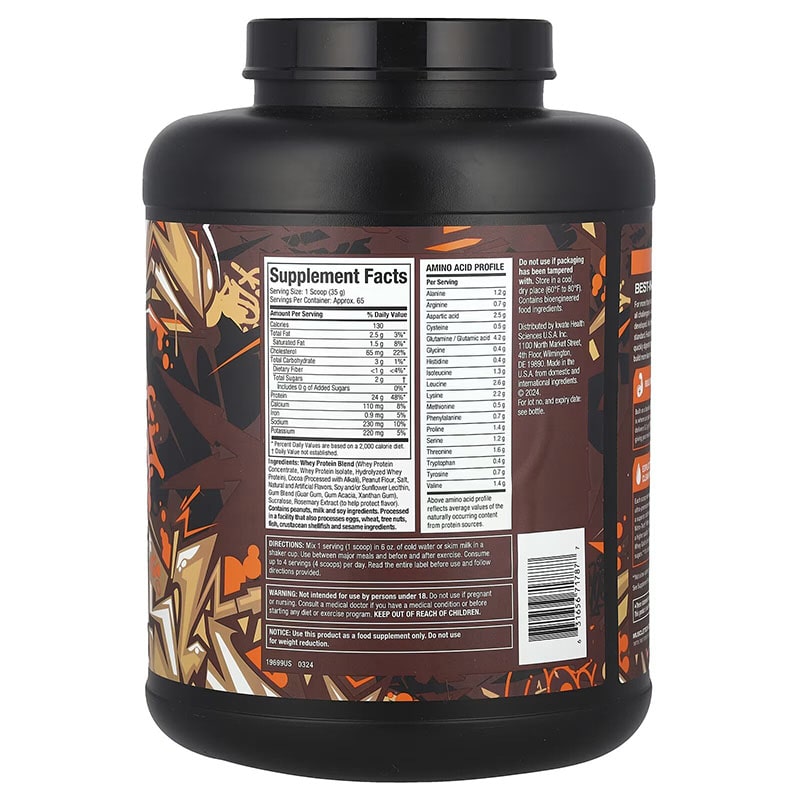 پروتئین نیتروتک گلد لیمیتد ادیشن طرح جدید ماسل تک حجم 2270 گرم (2 طعم کرم موزی - شکلات و بادام زمینی)