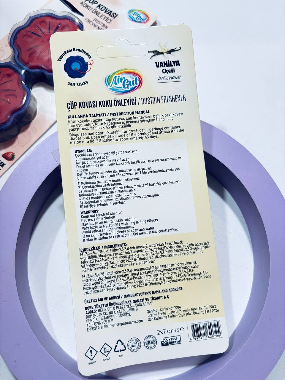 خوشبو کننده سطل زباله  ایرگات (Air Gut) بسته 2 عددی