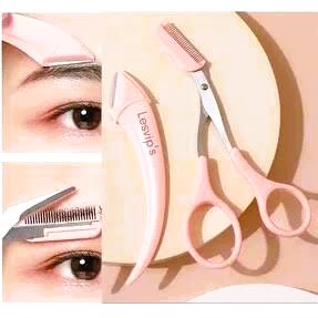 قیچی و تیغ ابرو برس‌دار حرفه‌ای مدل BROW CLASS