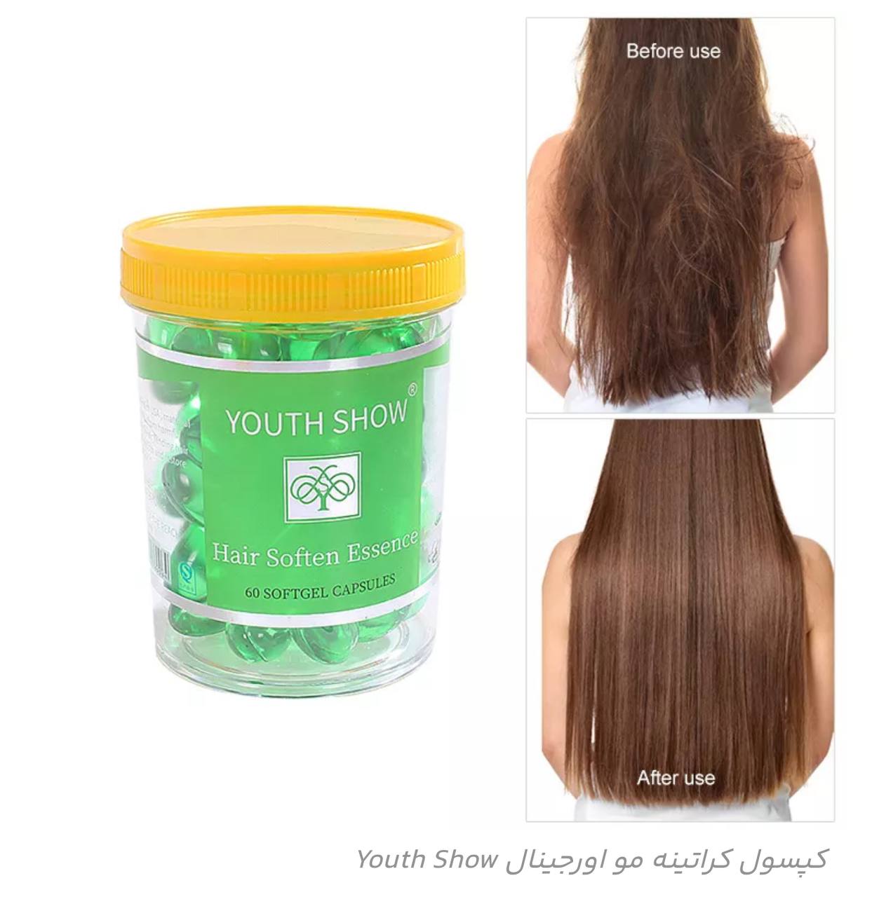 کپسول غیر خوراکی کراتینه مو اورجینال ۶۰ عددی