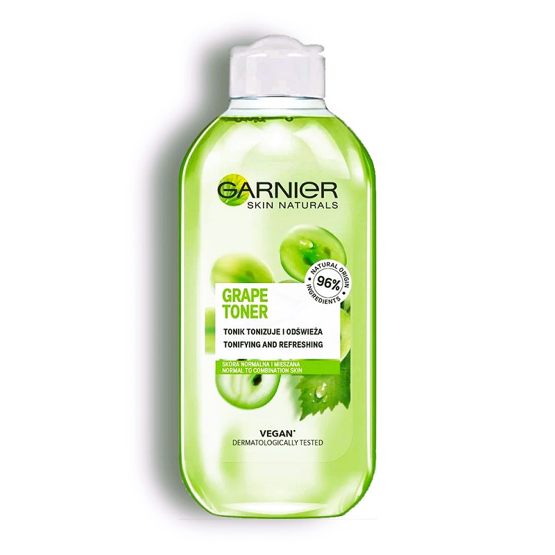 تونر پاک‌کننده و شفاف‌کننده انگور گارنیر (Garnier Grape Toner)